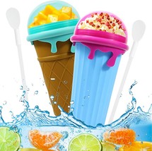 500ml Large Capacity Slushy Cup Summer Squeeze Homemade Juice Water Bottle Quick - £22.32 GBP