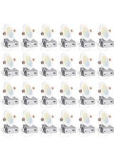 24-Pack 4&quot; 5CCT Dimmable LED Recessed Light with J-Box, 10W LED Downlight - $108.89