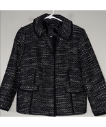 Talbots Black and White Structured Blazer - $511.26 MXN