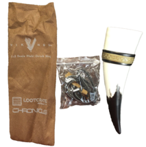 Loot Crate Exclusive Vikings 1:2 Floki Drinking Horn W/ Strap &amp; Bag NEW - £7.28 GBP