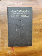 Saint Joseph Continuous Sunday Missal 1961 hard cover edition/Catholic B6 - £23.94 GBP
