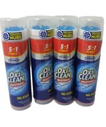 4 X Oxi Clean Max Force Laundry Stain Remover Gel Stick 5 In 1  Nubs - 6... - £22.25 GBP