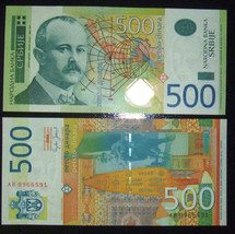 SERBIA 500 dinars UNC Jovan Cvijic 2012 - £5.93 GBP