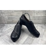 Dansko Loafers Women 8.5 Fae Shoes Black Leather Comfort Slip On Walking... - $38.64 CAD