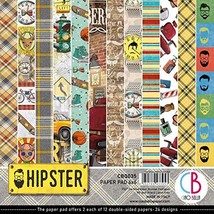 Ciao Bella Paper Paper Pack 6X6 24/PK, Hipster, 12 Designs/2 Each - £8.35 GBP
