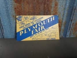 Rare Old 1943 Plymouth New Hampshire NH Fair Adv Ink Blotter FARM GRANGE... - £14.56 GBP