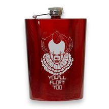 8oz You&#39;ll Float Too Flask (8OZ RED) - $21.55