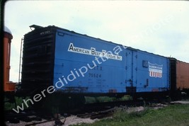 Original Slide Illinois Railway Museum URTX 75524 Reefer Car Union ILL 6-80 - $19.96