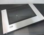 WB57T10313 GE Oven Outer Door Stainless Steel Panel w/Logo WB57T10313 - $235.20