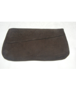 Vintage Genuine Corse Dark Brown Black Cloth Handbag Clutch Art Deco Design - €27,35 EUR