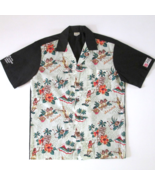 47th Miss Universe Pageant Shirt Hilo Hattie Button Down Mens Hawaii Camp - £47.15 GBP