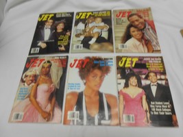Lot 6 Vintage 1988 Jet Magazines No Labels Jackee Whitney Houston Denise William - £31.00 GBP