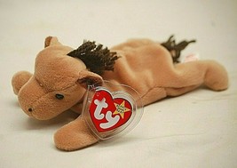 Ty Original Beanie Baby Derby Horse Beanbag Plush Toy Swing &amp; Tush Tags d - £13.22 GBP