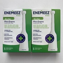 2 Pack - Enemeez Kids DocuSol Constipation Relief Mini Enemas, 5 ct ea, ... - £18.81 GBP
