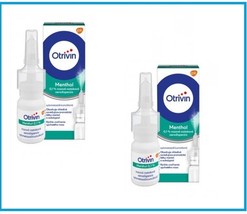 2 Packs Otrivin Menthol Nasal Spray, solution 0.1% 2  x 10 ml - $40.79