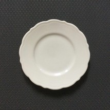 Vintage Syracuse China White Scallop Edge Saucer Plate 5.5&quot; Round - £6.07 GBP