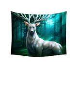 Fantasy Animal Art Forest Deer God Tapestry - $40.61 CAD+