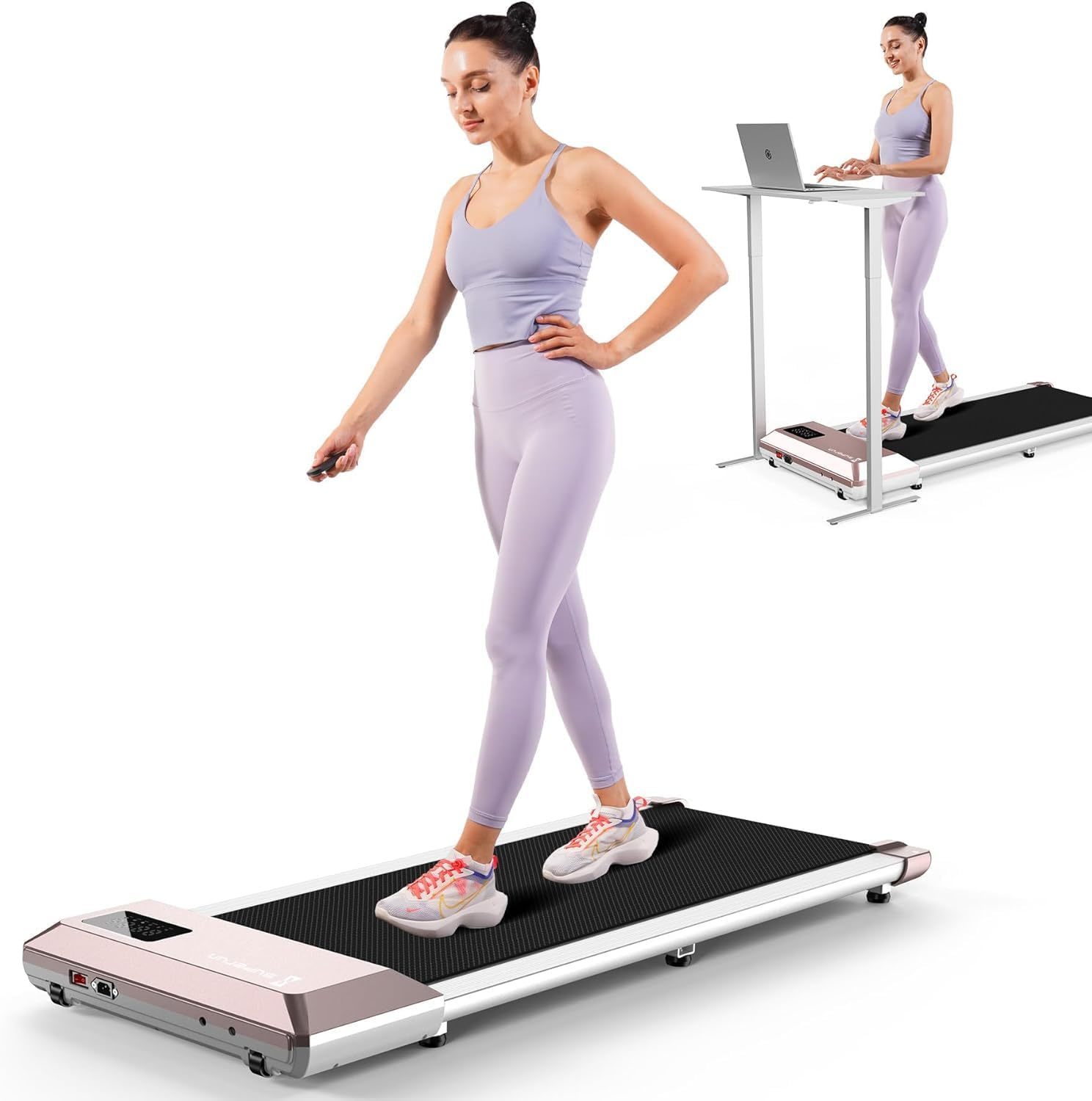 Superun Walking Pad, Under Desk Treadmill, 3 In 1 Portable, 250 Lbs Capa... - $168.95
