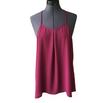 Banana Republic Spaghetti Strap Loose Camisole Maroon Sz. M - $276.80 MXN
