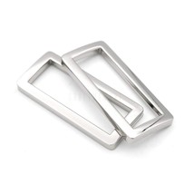 Metal Flat Rectangle Rings Buckle For Bag Belt Strap Heavy Duty Loop Qua... - $26.99