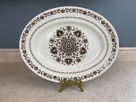 Wood &amp; Sons  Burslem England Potters Canterbury Oval Serving Plater - £12.50 GBP