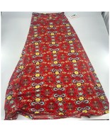 Lularoe Maxi Skirt Women Extra Small Red Floral Long Flowy Stretch Geome... - $23.83 CAD