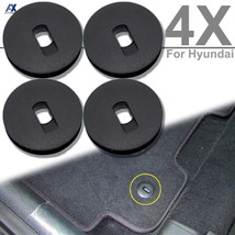 4pcs For Accent Solaris Elantra Tucson Kona Veloster Car Fastener Floor Foot Mat - £27.33 GBP