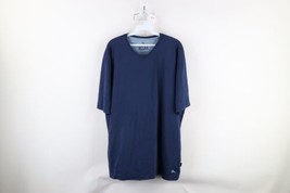 Tommy Bahama Relax Mens XL Marlin Logo Supima Cotton V-Neck T-Shirt Navy Blue - £25.87 GBP