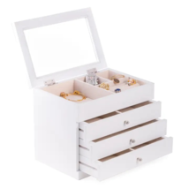 Whitewood jewelry case - $163.35