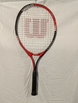 Wilson Federer 25 Tennis Racket -  3 7/8&quot; L00 Red and Black - £8.19 GBP
