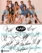 Melrose Place Cast Signed Autographed 8x10 Rp Promo Photo Locklear Milano Shue - £15.73 GBP