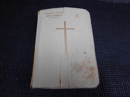 Old Vtg 1952 Memorial Edition Holy Bible Illustrated Francis Cardinal Spellman - £16.06 GBP