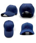 Hat Ball Men Women Solid Plain Baseball Cap Trucker Hats Blank - AA002 - £13.71 GBP