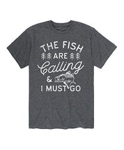 $33 Instant Message Men&#39;s &#39;Fish Are Calling I Must Go&#39; Tee Size Medium NWOT - $13.11