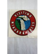 1940s 1950s 1960s 1970s Visiting Niagara Falls Window Slide Decal Sticke... - $8.38