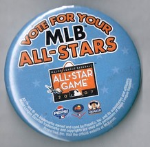 2007 MLB all star Game 2&quot; Pin Button - £11.53 GBP