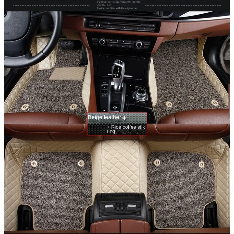 Customized double layer car floor mat carpet suitable for Mercedes Benz ... - $201.53