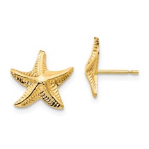 14K Gold Madi K Starfish Post Earrings Jewerly - £46.38 GBP