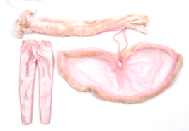 Vintage Barbie Pretty n Pink 1981 Outfit 3551 Skirt Fur Cape Accessories Clothes - £20.04 GBP