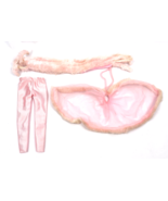 Vintage Barbie Pretty n Pink 1981 Outfit 3551 Skirt Fur Cape Accessories... - £18.88 GBP