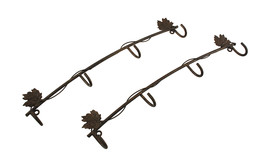 The Winery Set of 2 Bronze Rows of Cup Hooks - £12.45 GBP