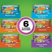 Purina Friskies Pate Wet Cat Food, Variety Pack (5.5 Oz., 60 Ct.) - £61.43 GBP