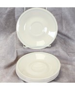 Corelle Windflower Saucers 6 1/4&quot; Powder Blue Stripe Lot of 8 - $14.69