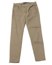 Ralph Lauren Straight Cut Jeans In Cotton Denim Women Beige Xs - $93.10