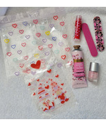 Pink Beloved Hand &amp; Lip Set - Hearts ziplock bag - £3.95 GBP
