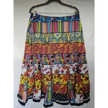VTG. Skirt Artsy Paint Splash Pattern Skirt Size 12 - €8,55 EUR