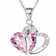 Heart Fashion Class Women Girls Lady Heart Statement Pendant Necklace Beautiful - £7.98 GBP