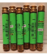LOT OF 6 BUSSMANN FRS-R-30 FUSETRON TIME-DELAY CURRENT LIMITING RK5 FUSES - $1,095.13 MXN
