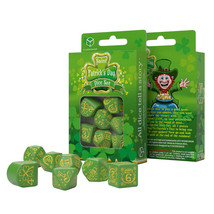 Q Workshop St. Patrick Day Lucky Charm Dice Set 7pcs - £39.17 GBP