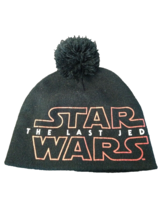 Hat Disney Star Wars The Last Jedi Black Beanie Hat - £8.65 GBP